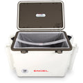 Engel 30 Qt. Combo 30 Qt. Live Bait Cooler with Net and Four Rod Holders- White