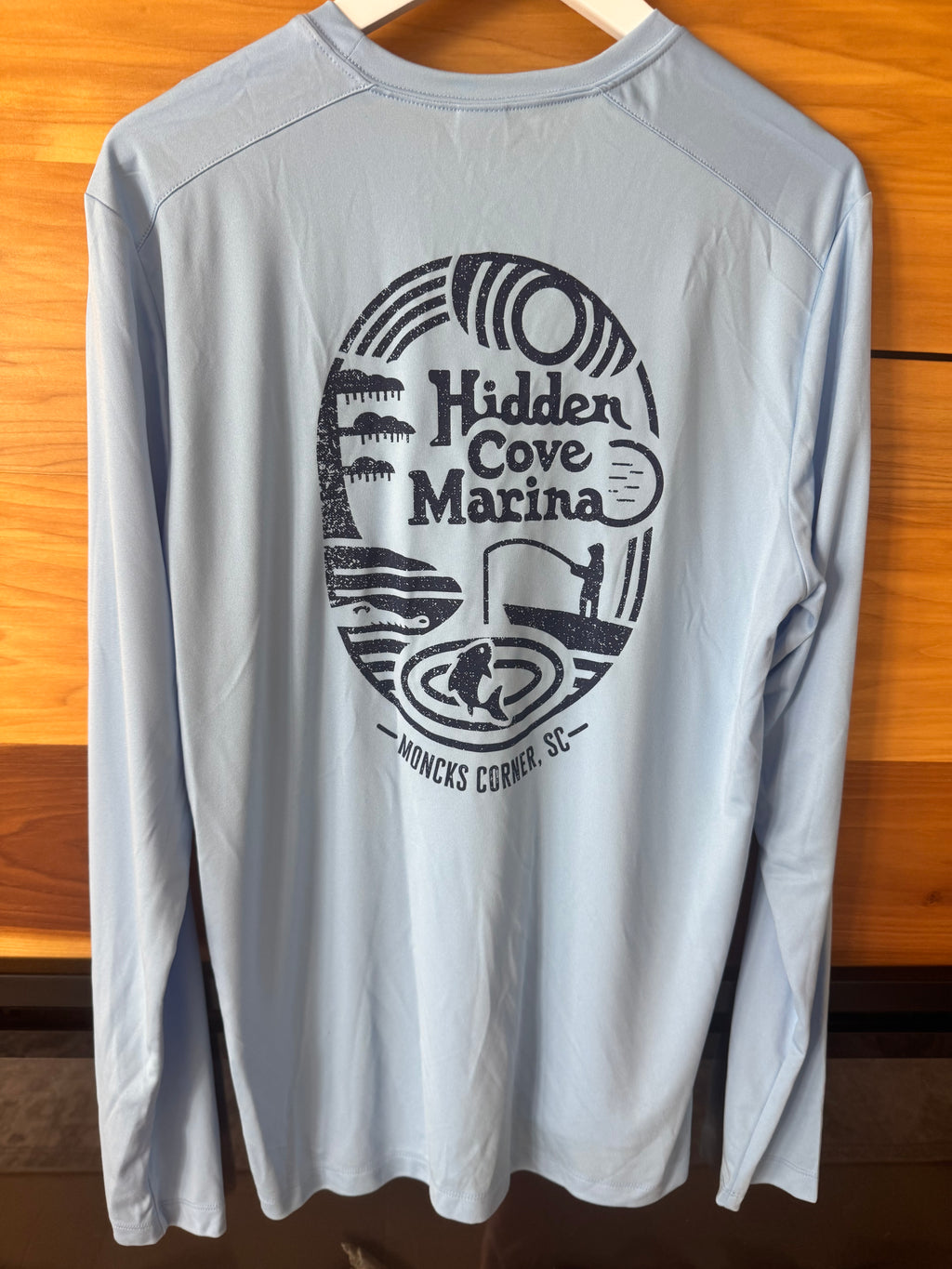 Hidden Cove Marina Fishing Shirt Long Sleeve