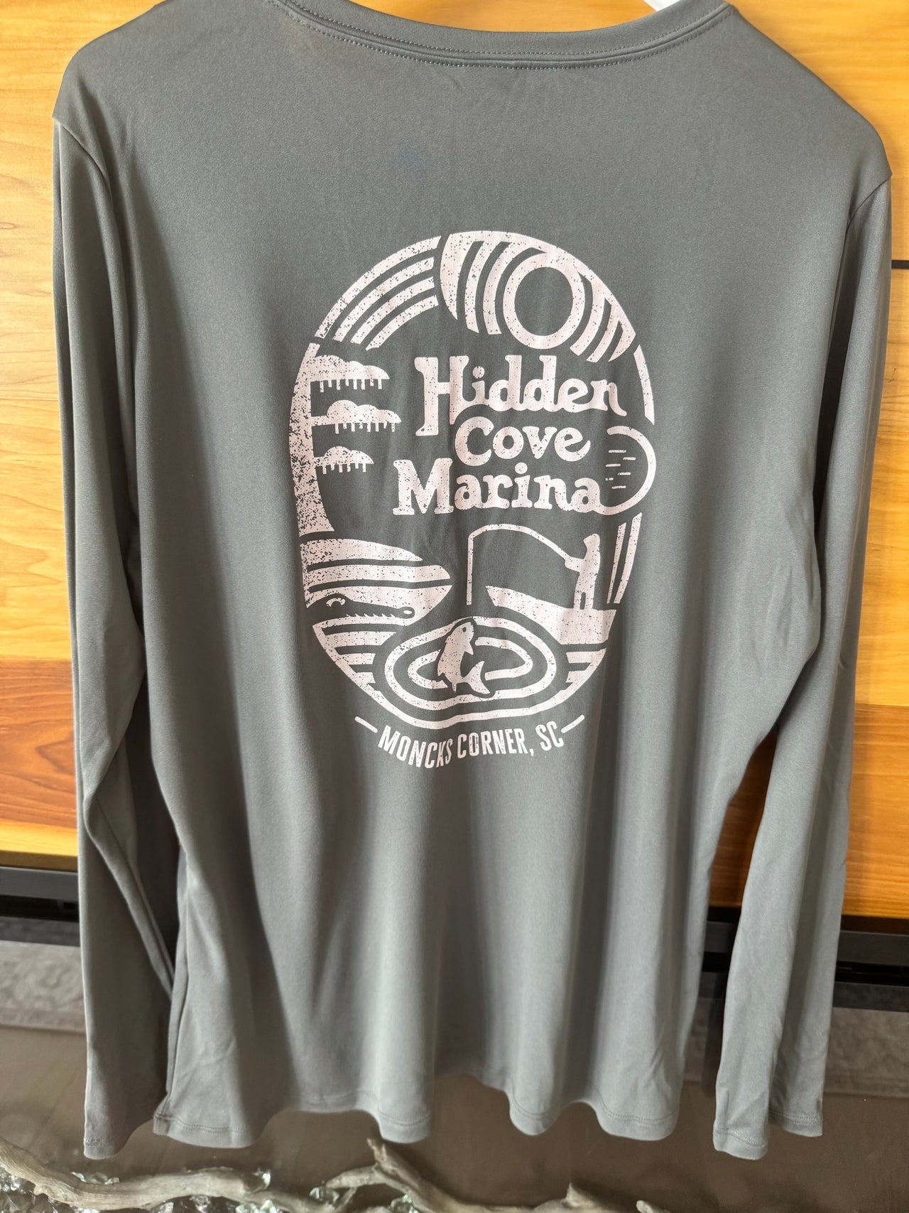 Hidden Cove Marina Fishing Shirt Long Sleeve