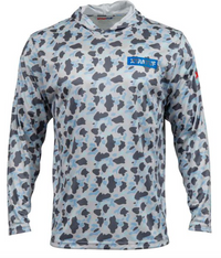 XT UPF HOODIE- CAMO BLUE- XXL