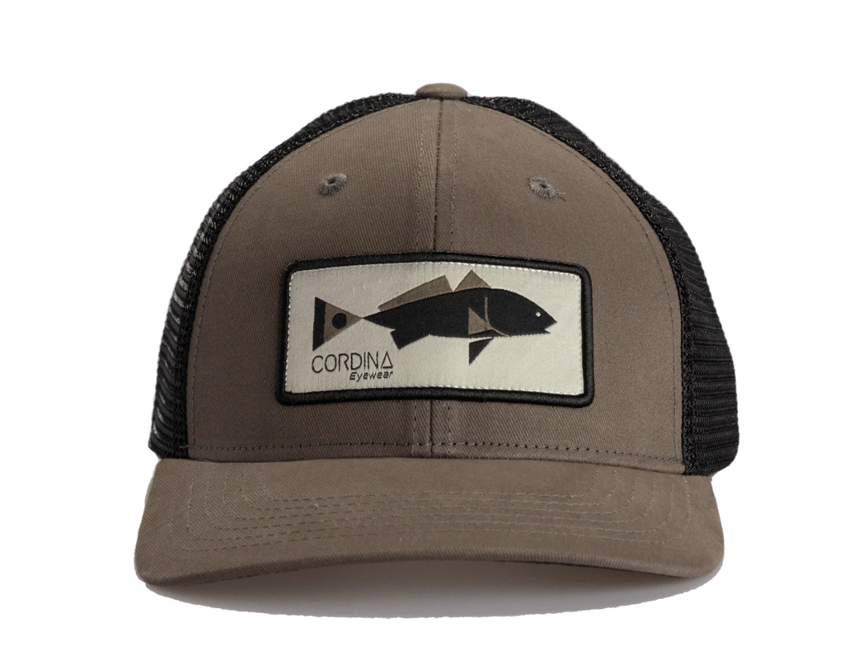 Cordina Redfish Trucker Patch Graphite/Black