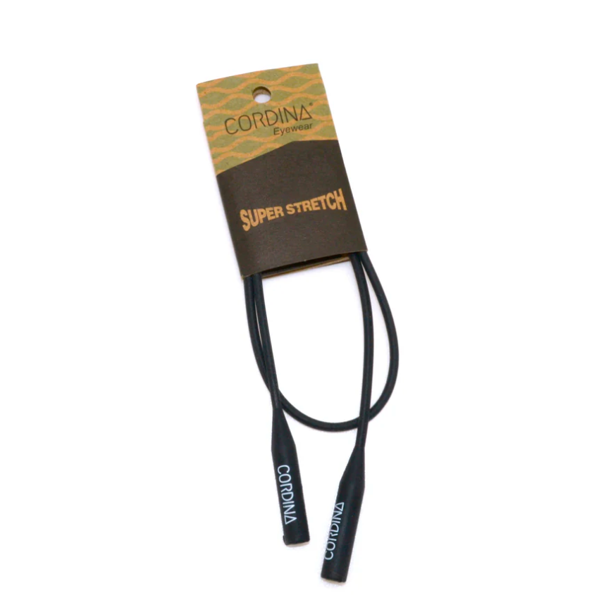 Cordina Silicone Straps-Super Stretch/Black