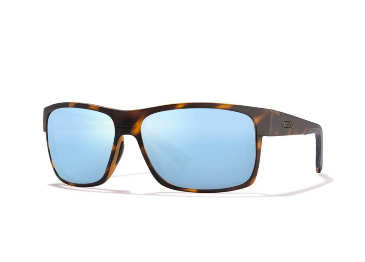 Cordina Sawyer 2 Matte Tortoise Blue Mirror Glass