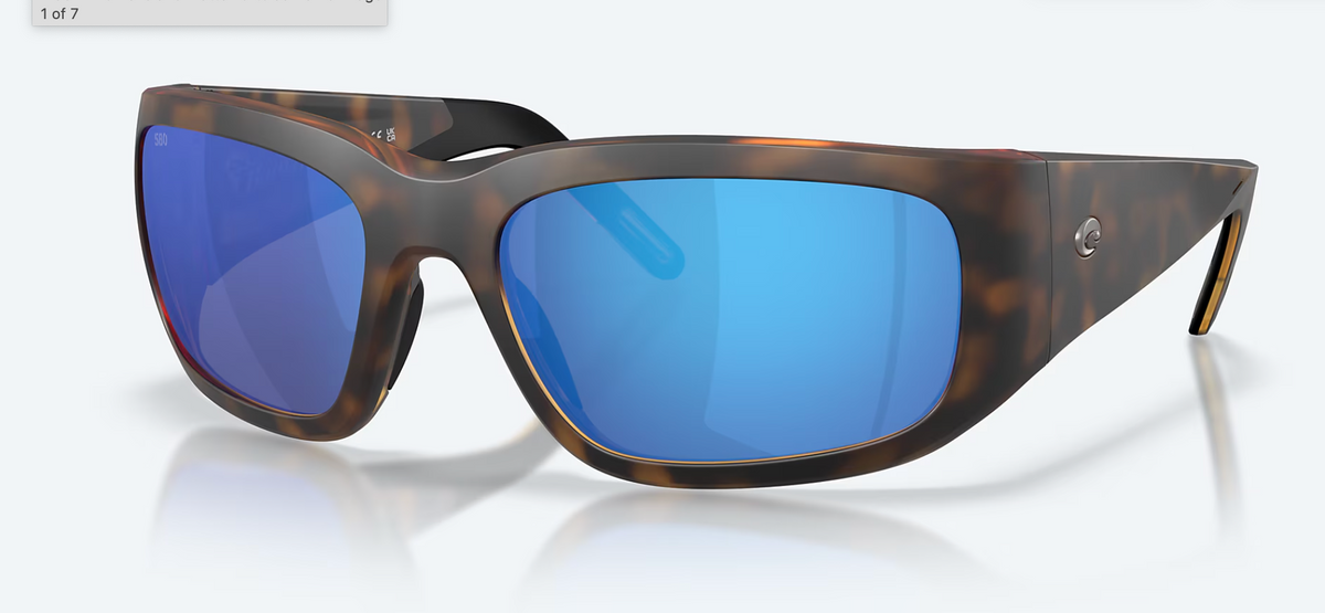 Costa Bulley Bait Matte Tortoise/ Blue Mirror 580G