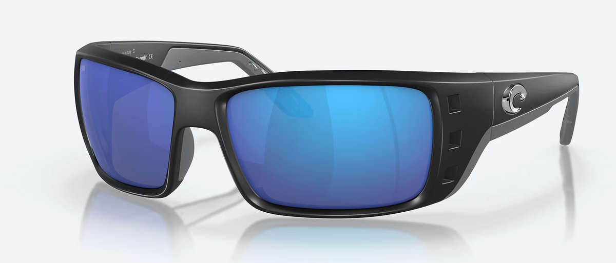 Costa Permit Matte Black / Blue Mirror 580G