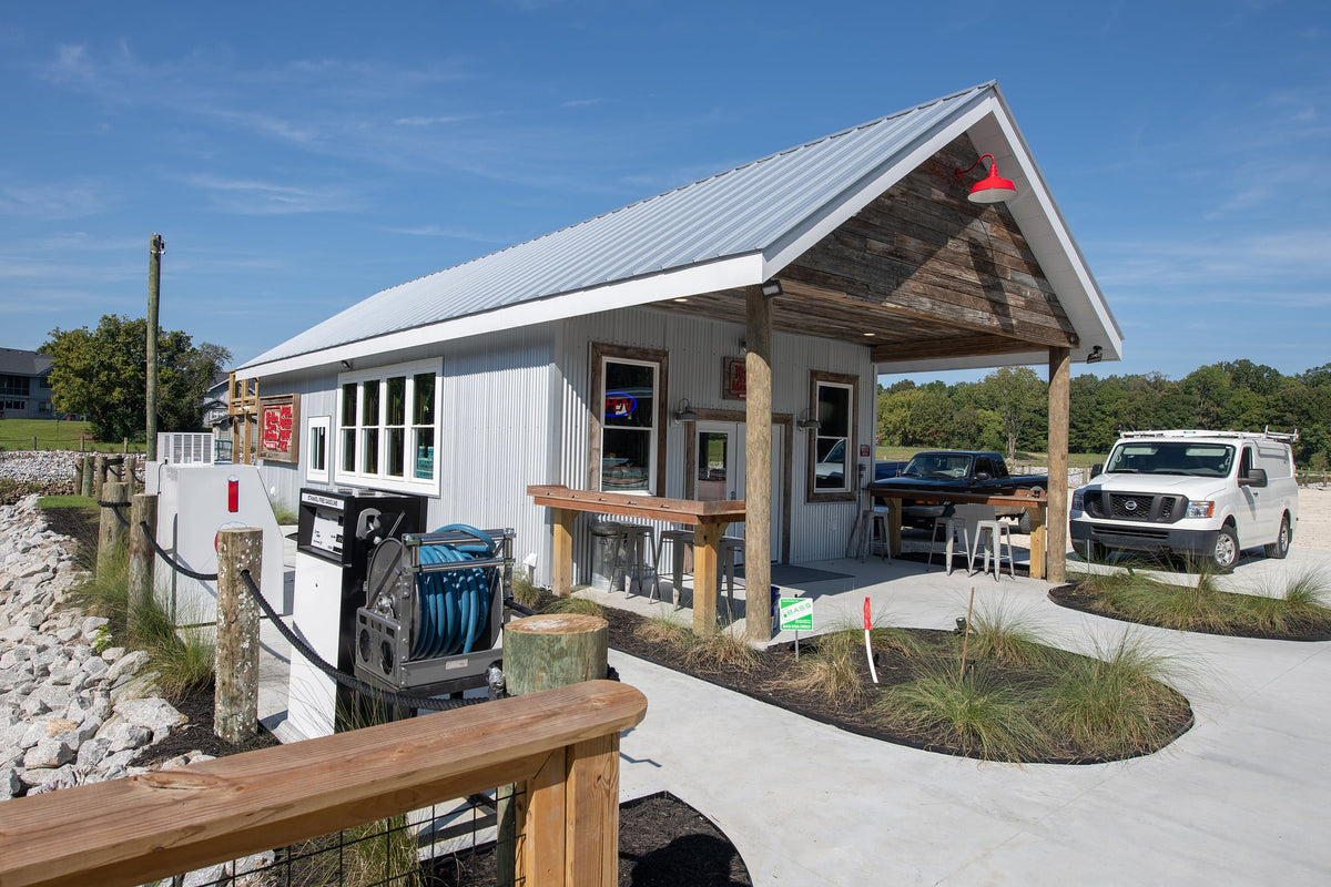 Hidden Cove Marina ship's store and fuel station