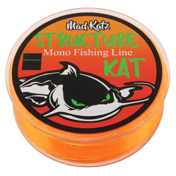 Mad Katz Structure Kat Mono Fishing Line- 30 LB Orange