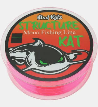 Mad Katz Structure Kat Mono Fishing Line- 30LB Pink