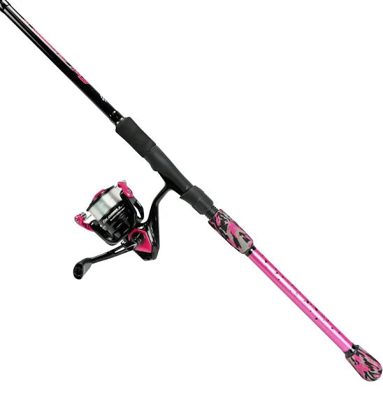 Okuma FIn Chaser Fishing Rod- Pink